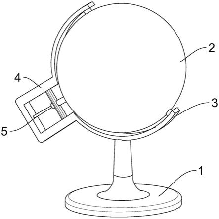 一种用于地理教学的地球仪的制作方法