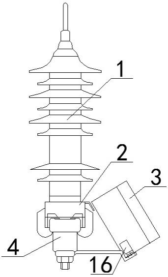 一种带智能上传一拖多组避雷器的制作方法