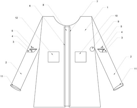 一种病号服的制作方法