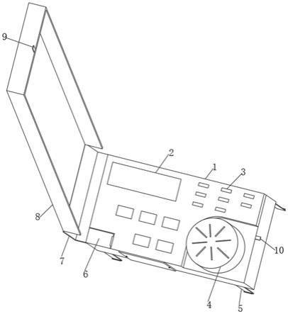 一种变频器数码显示控制面板的制作方法