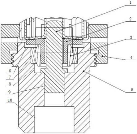一种发动机冷却水泵叶轮锥面加工装置的制作方法