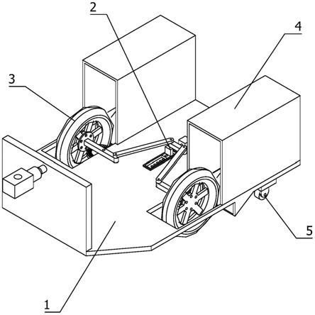 一种路面横向力摩擦系数测试车横向力测量结构的制作方法