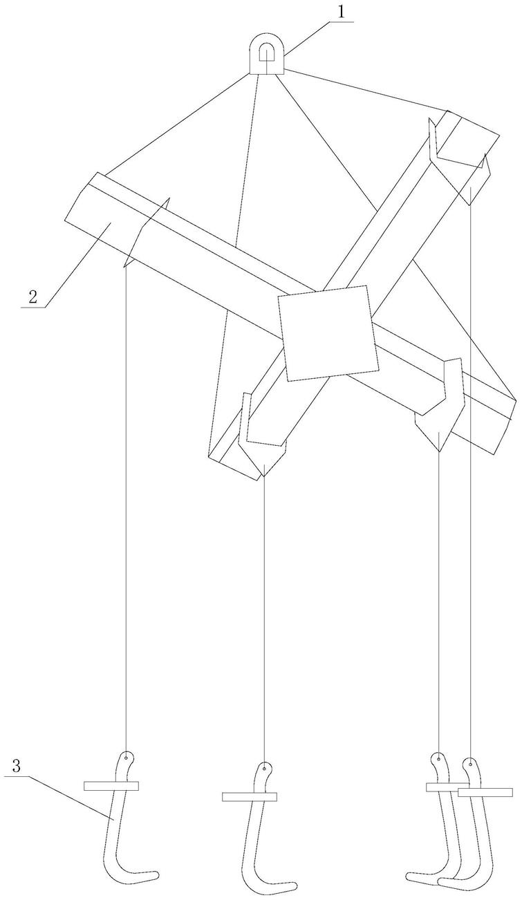 一种带自动挂钩的环形件吊具的制作方法