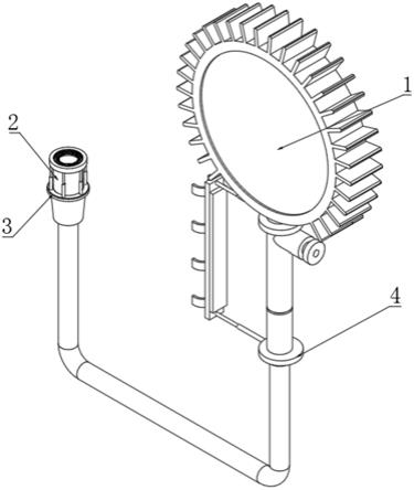 一种汽车试验轮胎轮辋组合体气压实时监测装置的制作方法
