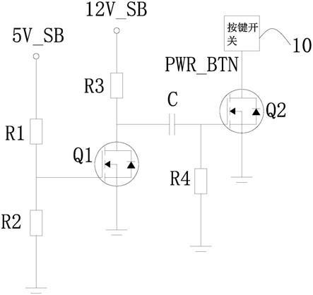 自适应AT电源和ATX电源的计算机开机电路的制作方法