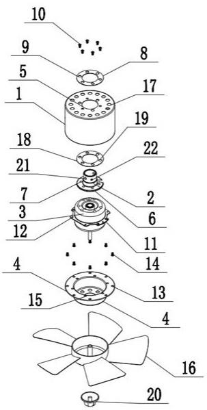 一种全包围电机外罩的制作方法