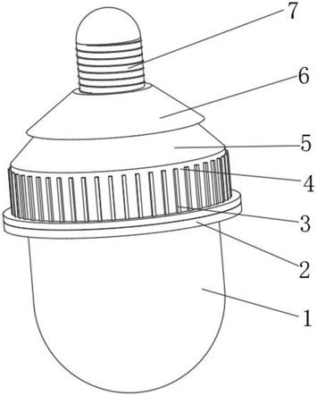 真空高密封性LED球泡灯的制作方法