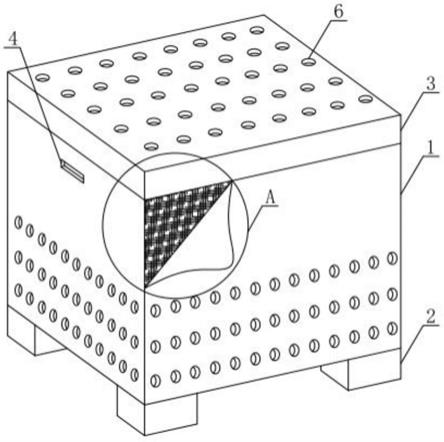 一种节能环保的开有透气孔结构的蜂窝纸箱的制作方法