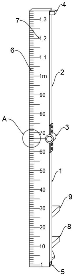 一种碳纤维坩埚测量用木尺的制作方法
