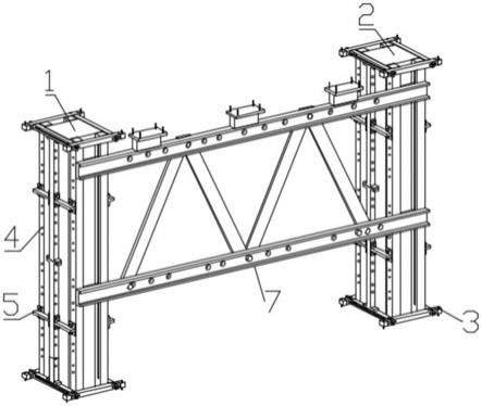 一种超大跨度钢结构立库支撑柱的制作方法