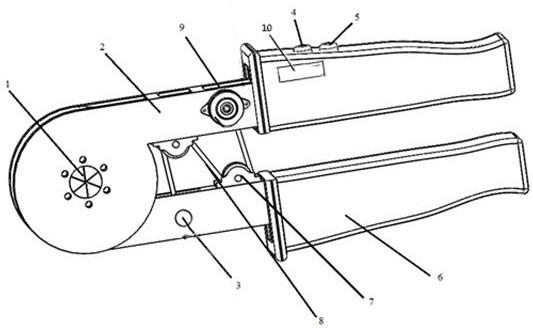压线钳工作原理图图片