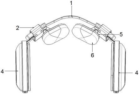 一种带支撑软垫结构的后挂式耳机的制作方法