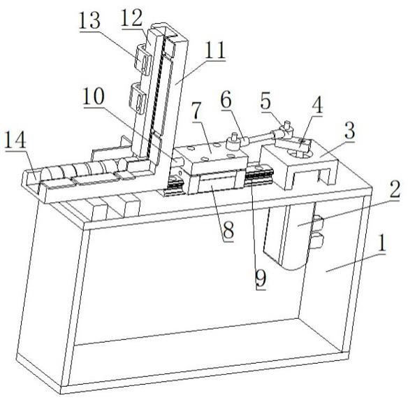 一种印铁机铁板推料调节定位装置的制作方法