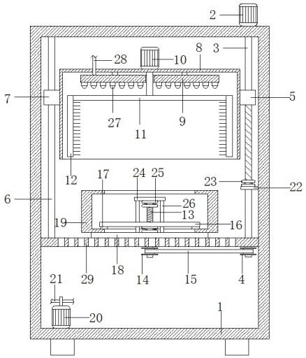 一种用于废旧轮胎回收用降尘除尘设备的制作方法