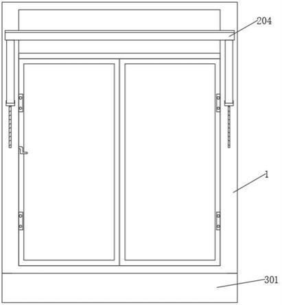 一种建筑节能遮阳绿色门窗结构的制作方法