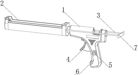 一种手持式电动玻璃胶枪的制作方法