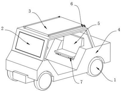 一种太阳能电动巡逻观光车的制作方法