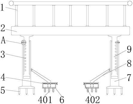 一种建筑施工用可调节的外置架的制作方法