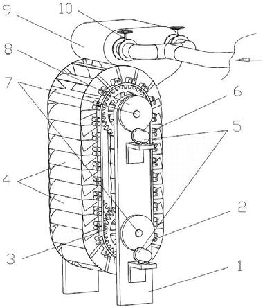 串形水压发电机架的制作方法