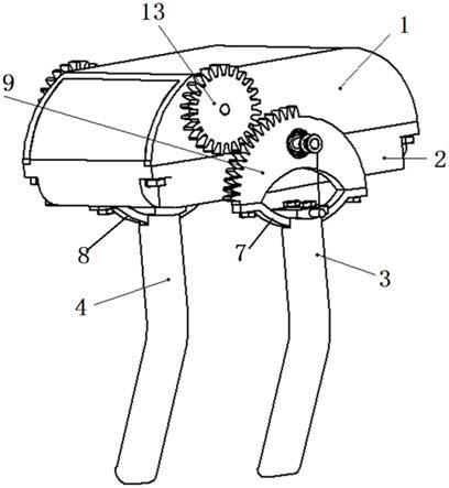 一种仿袋鼠跳跃腿机构