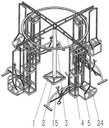 旋转飞椅的结构图图片