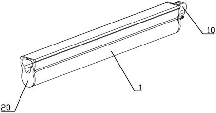 一种分段式灯管的连接结构的制作方法