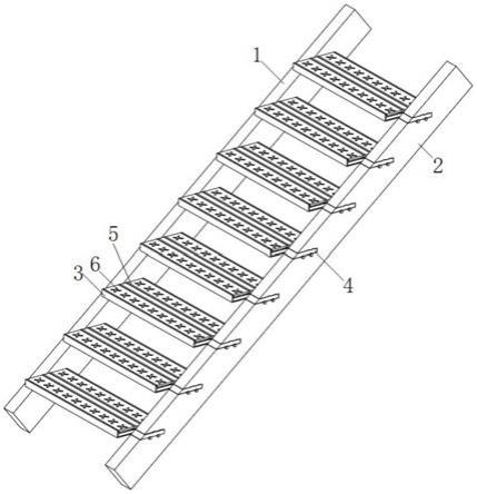钢平台承重楼梯结构的制作方法