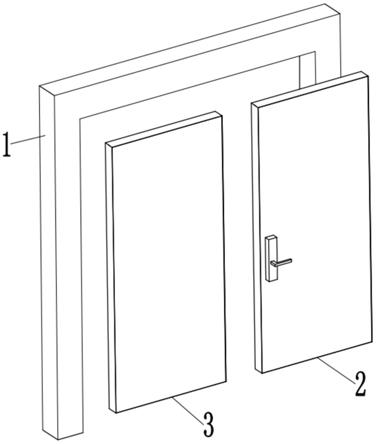 一种双开生态门结构的制作方法