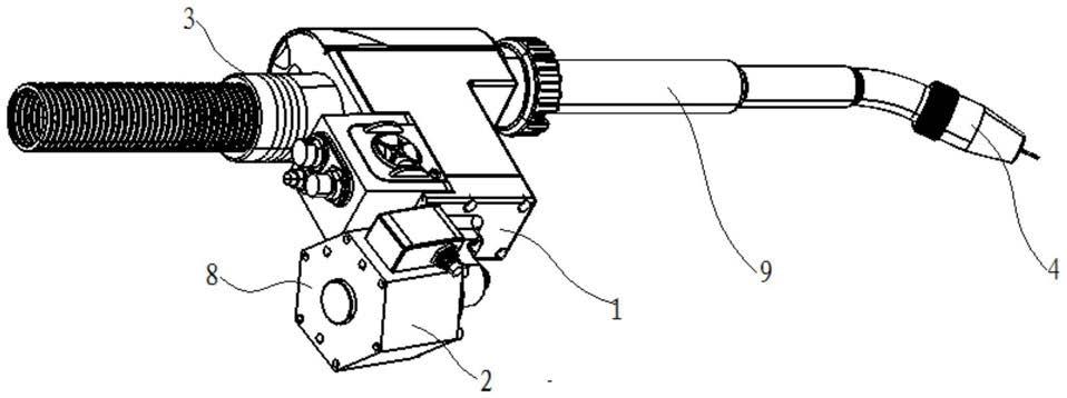 兼容式弧焊枪及弧焊机器人的制作方法