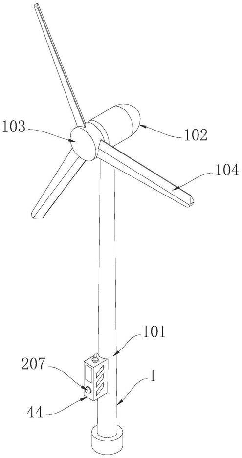 一种风电厂用发电机组载荷测量系统的制作方法
