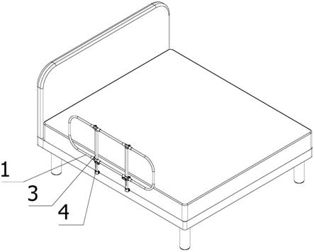 一种防护高度可调节的小型床护栏的制作方法