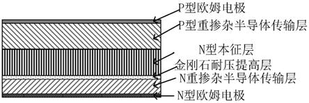 一种基于金刚石的耐压耐电流SiCPIN二极管的制作方法