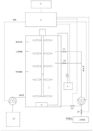 基于微生物自凝聚的好氧颗粒污泥的颗粒化培养反应器的制作方法