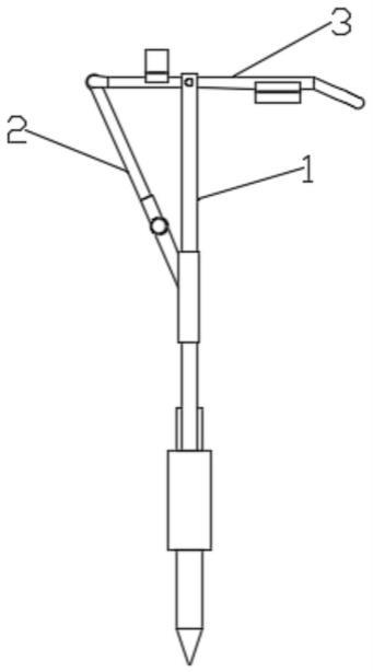 应用于垂钓式鱼竿固定支撑装置的制作方法