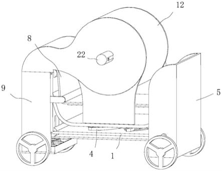 一种小型落叶免收集式粉碎养料加工装置的制作方法