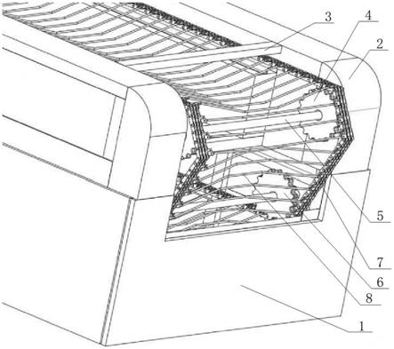 水平热风隧道炉工件传动结构的制作方法