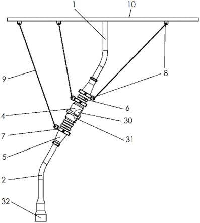 一种拖缆与转接缆对接悬挂装置的制作方法