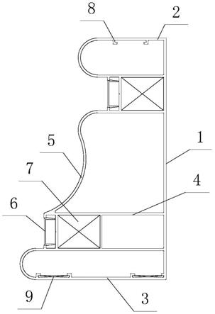 一種陽光房羅馬柱頭型材的製作方法