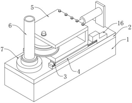 一种油管接头加工用缩口装置的制作方法