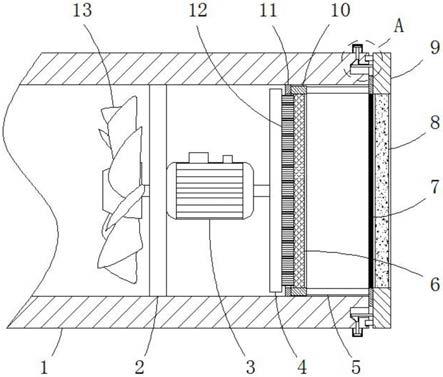 一种环保型建筑设计用烟道结构的制作方法