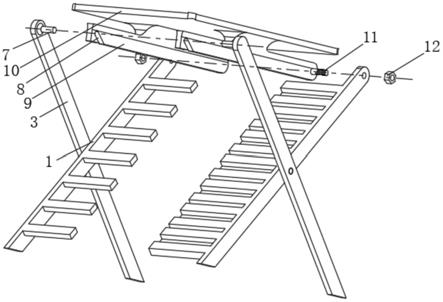 一种工程及测量用可拆卸的梯子的制作方法