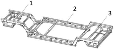 一种纯电动车三段式车架的制作方法