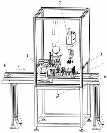 一种驻车执行器生产线的电机组件装配设备
