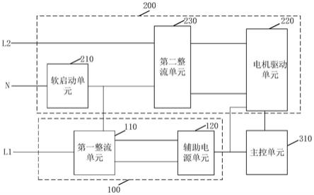 主变一体控制器及其辅助电源供电电路、家电设备的制作方法