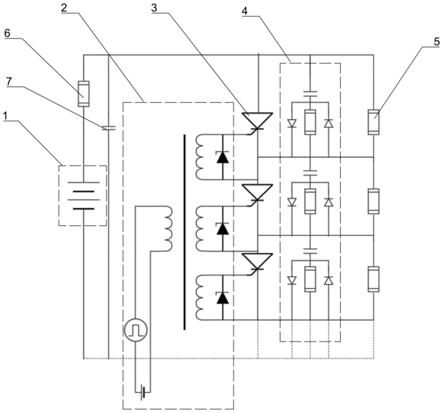 一种晶闸管串联高压直流通路的动态均压电路及设计方法与流程