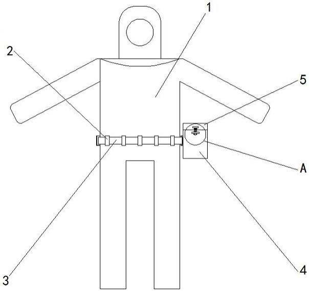 一种可携带急救工具的医用防护服的制作方法