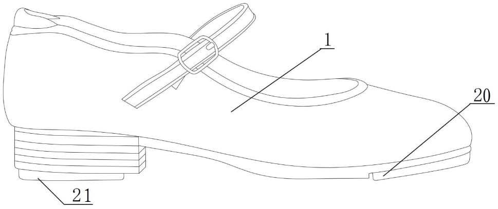 一种用于踢踏舞表演的舞蹈鞋的制作方法