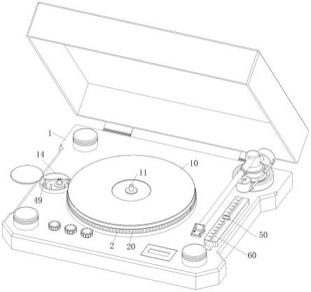 一种唱片机唱片转速智能检测装置的制作方法