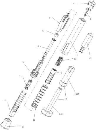 一种自动注射笔、装配治具组件的制作方法