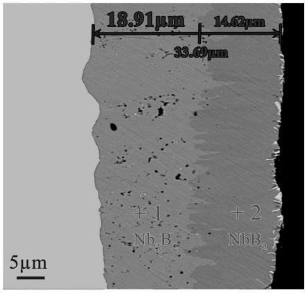 一种铌合金用含NbB2/Nb3B2复合扩散障的抗氧化涂层及其制备方法